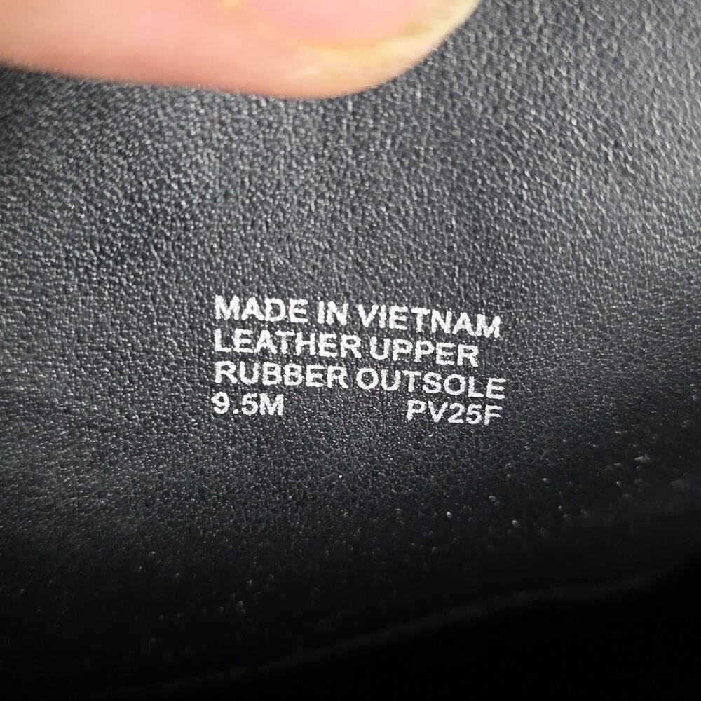 Michael Kors Darrah Black Fade Leather Heeled Boots Womens Size 9.5 - Picture 9 of 13